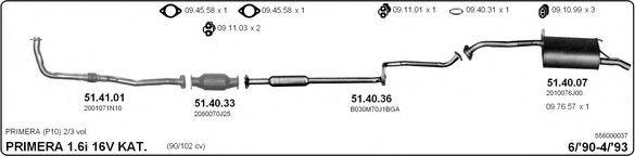 IMASAF 558000037 Система випуску ОГ