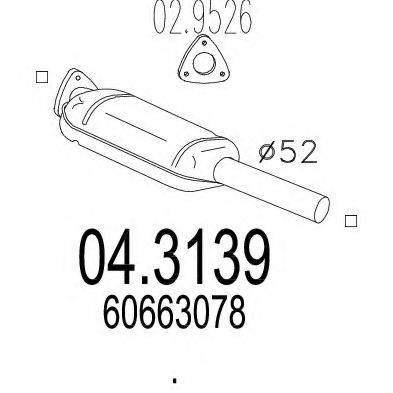 MTS 043139 Каталізатор