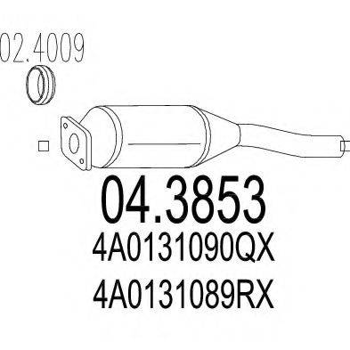 MTS 043853 Каталізатор