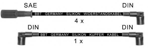 BBT ZK1361 Комплект дротів запалювання