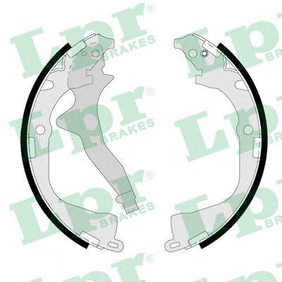 LPR 01134 Комплект гальмівних колодок