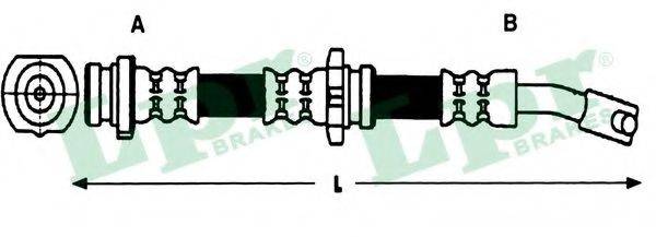LPR 6T46502 Гальмівний шланг