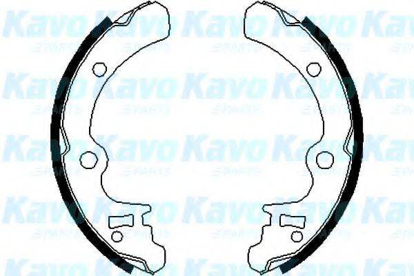 KAVO PARTS BS8404 Комплект гальмівних колодок