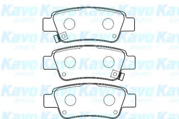 KAVO PARTS BP2055 Комплект гальмівних колодок, дискове гальмо