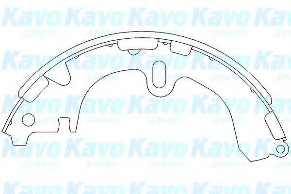 KAVO PARTS KBS9912 Комплект гальмівних колодок