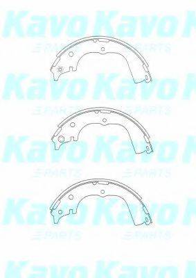 KAVO PARTS BS9946 Комплект гальмівних колодок