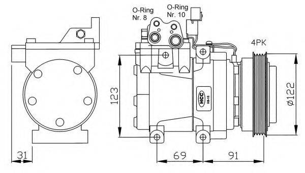 NRF 32200G Компресор, кондиціонер
