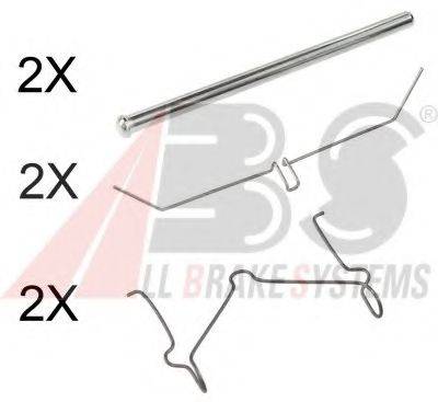 A.B.S. 1701Q Комплектуючі, колодки дискового гальма
