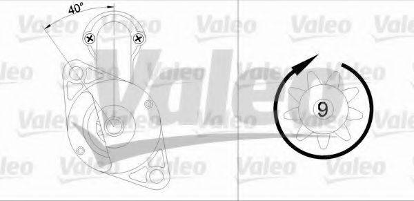 VALEO 455585 Стартер