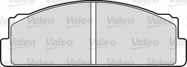 VALEO 598090 Комплект гальмівних колодок, дискове гальмо