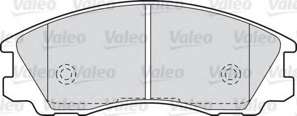 VALEO 598506 Комплект гальмівних колодок, дискове гальмо