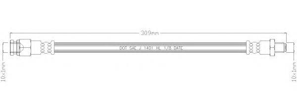 REMKAFLEX 5760 Гальмівний шланг