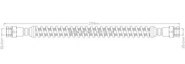 REMKAFLEX 6751 Гальмівний шланг