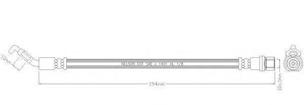 REMKAFLEX 6927 Гальмівний шланг