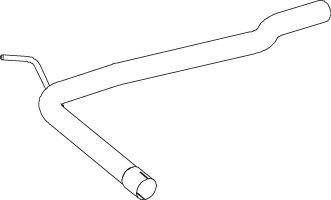 DINEX 74101 Труба вихлопного газу