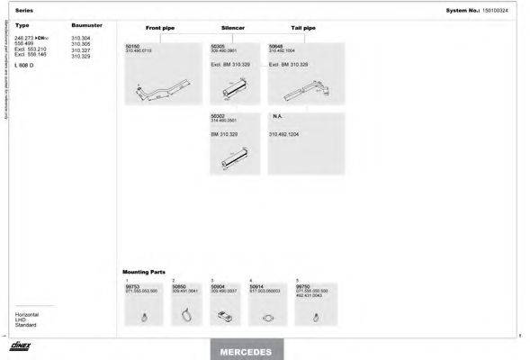 DINEX 150100324 Система випуску ОГ