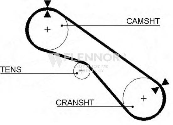 FLENNOR 4210V Ремінь ГРМ