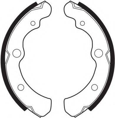 NECTO N1451 Комплект гальмівних колодок