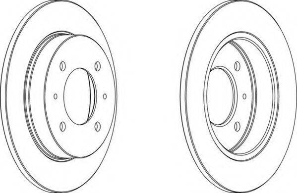 NECTO WN1198 гальмівний диск