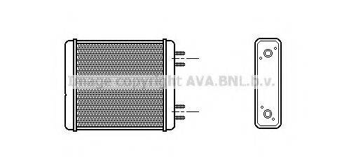 AVA QUALITY COOLING HY6021 Теплообмінник, опалення салону