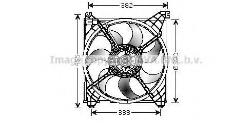 AVA QUALITY COOLING HY7508 Вентилятор, охолодження двигуна