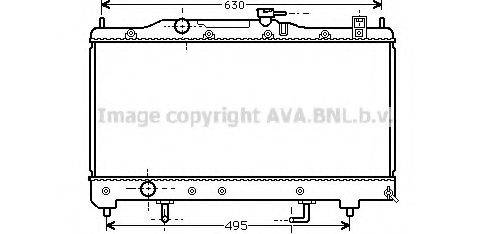 AVA QUALITY COOLING TO2238 Радіатор, охолодження двигуна