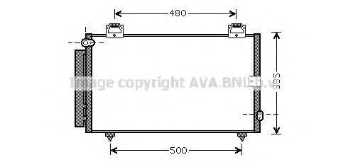AVA QUALITY COOLING TO5594 Конденсатор, кондиціонер