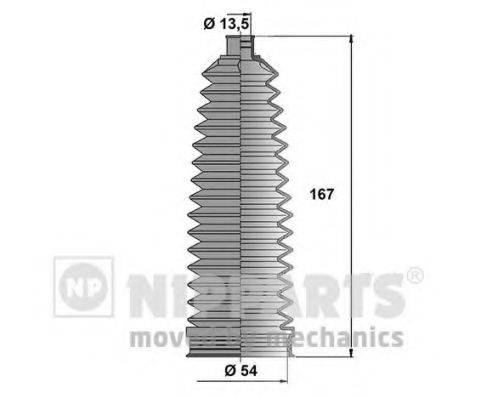 NIPPARTS N2841034 Комплект пильника, рульове керування