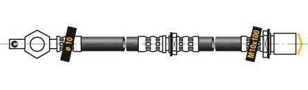 MGA F4866 Гальмівний шланг