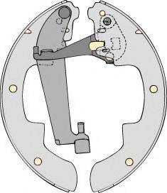 MGA K605725 Комплект гальм, барабанний гальмівний механізм