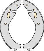 MGA K709298 Комплект гальм, барабанний гальмівний механізм