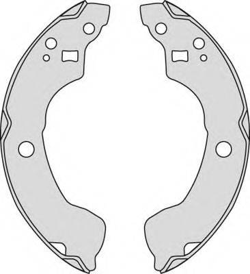 MGA K841837 Комплект гальм, барабанний гальмівний механізм