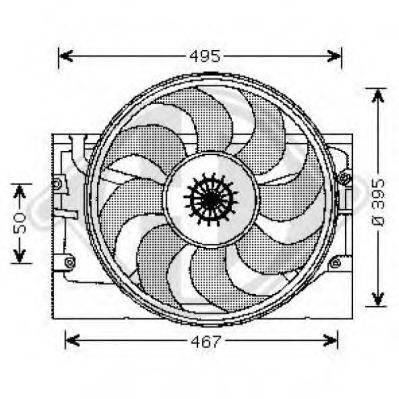 DIEDERICHS 1213301 Вентилятор, охолодження двигуна