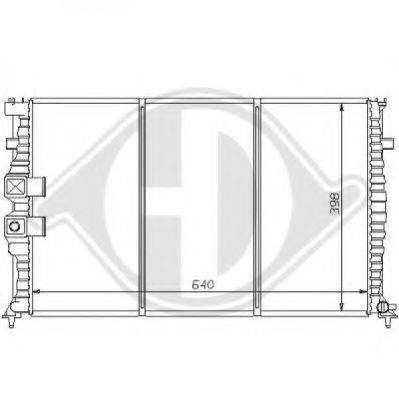 DIEDERICHS 8126157 Радіатор, охолодження двигуна