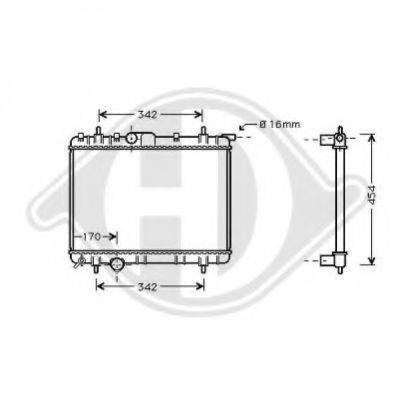 DIEDERICHS 8126175 Радіатор, охолодження двигуна