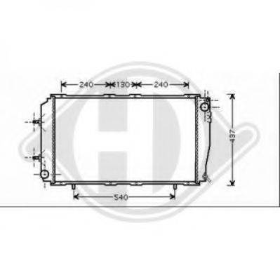 DIEDERICHS 8135113 Радіатор, охолодження двигуна