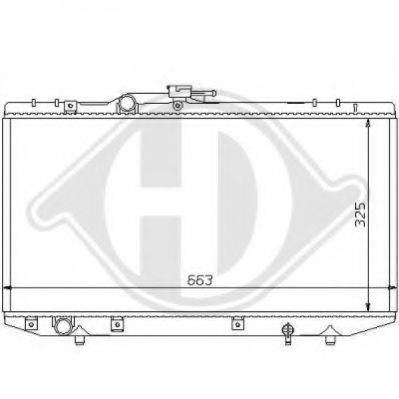 DIEDERICHS 8137137 Радіатор, охолодження двигуна