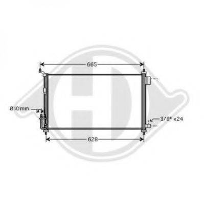 DIEDERICHS 8603500 Конденсатор, кондиціонер