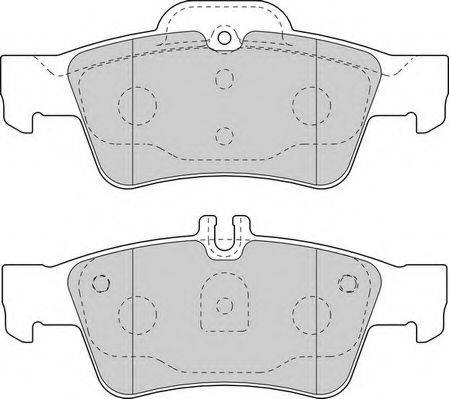 DURON DBP221526 Комплект гальмівних колодок, дискове гальмо