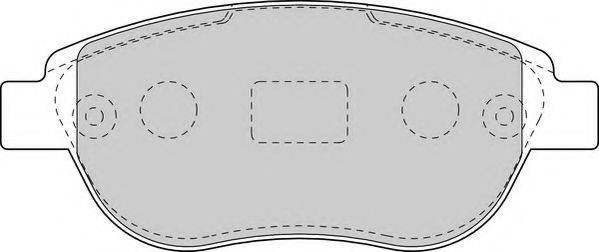 DURON DBP341476 Комплект гальмівних колодок, дискове гальмо