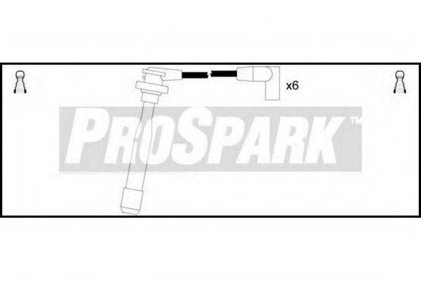 STANDARD OES1388 Комплект дротів запалювання