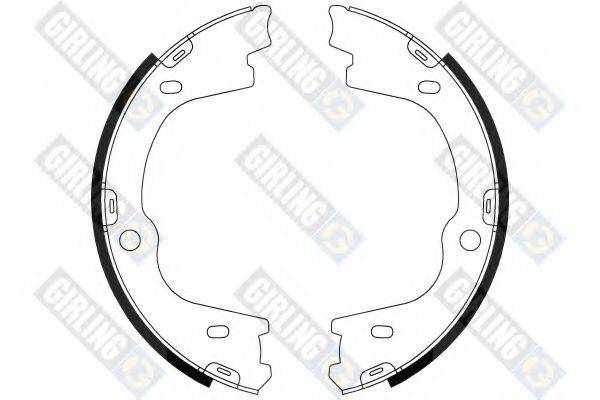 GIRLING 5188039 Комплект гальмівних колодок, стоянкова гальмівна система