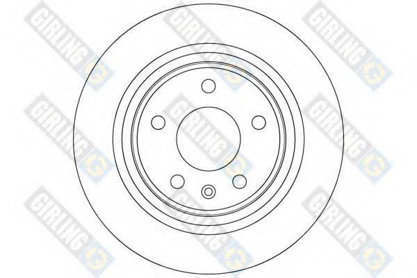 GIRLING 6063704 гальмівний диск