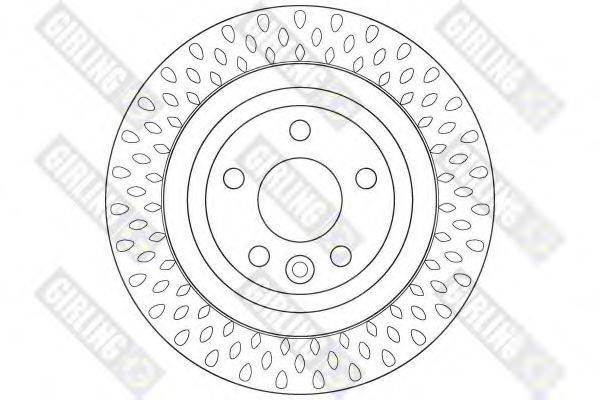 GIRLING 6063872 гальмівний диск