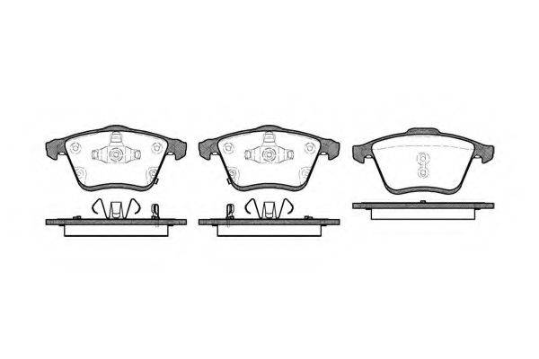 KAWE 118202 Комплект гальмівних колодок, дискове гальмо