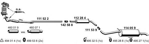 ERNST 190141 Система випуску ОГ