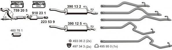 ERNST 040760 Система випуску ОГ
