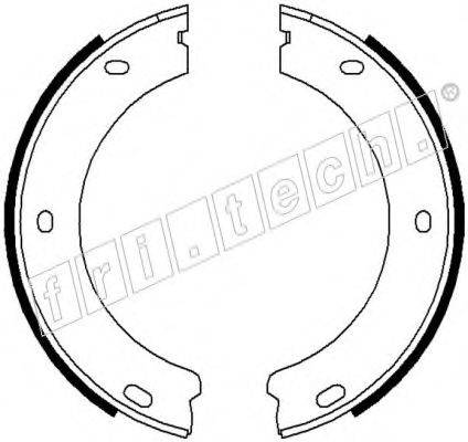 FRI.TECH. 1079188 Комплект гальмівних колодок, стоянкова гальмівна система