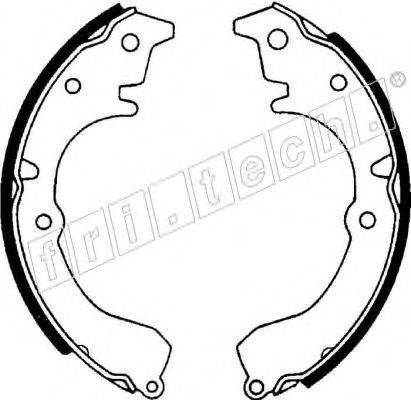 FRI.TECH. 1115228 Комплект гальмівних колодок