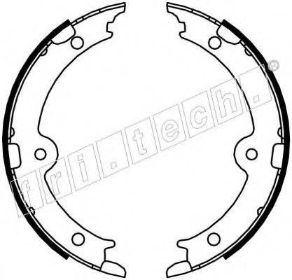 FRI.TECH. 1115321 Комплект гальмівних колодок, стоянкова гальмівна система